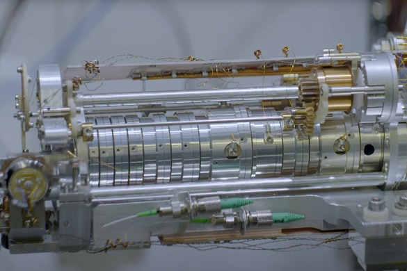 Close-up of a machine.