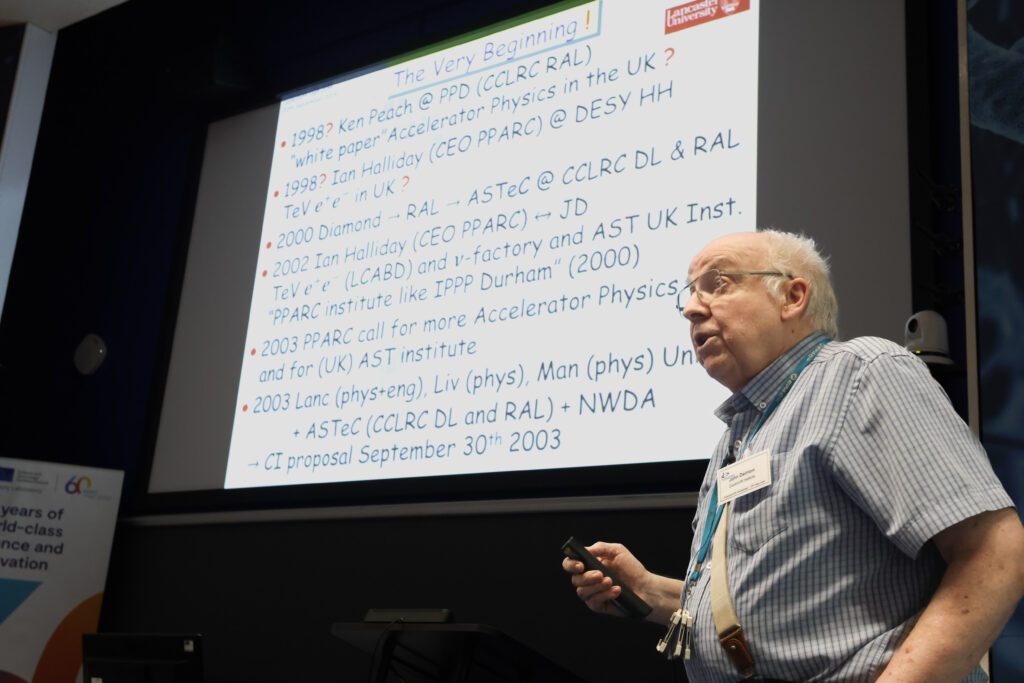 A person giving a presentation.