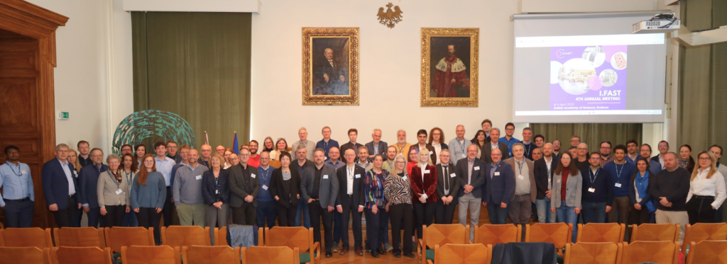 A large group of people posing for a photo.